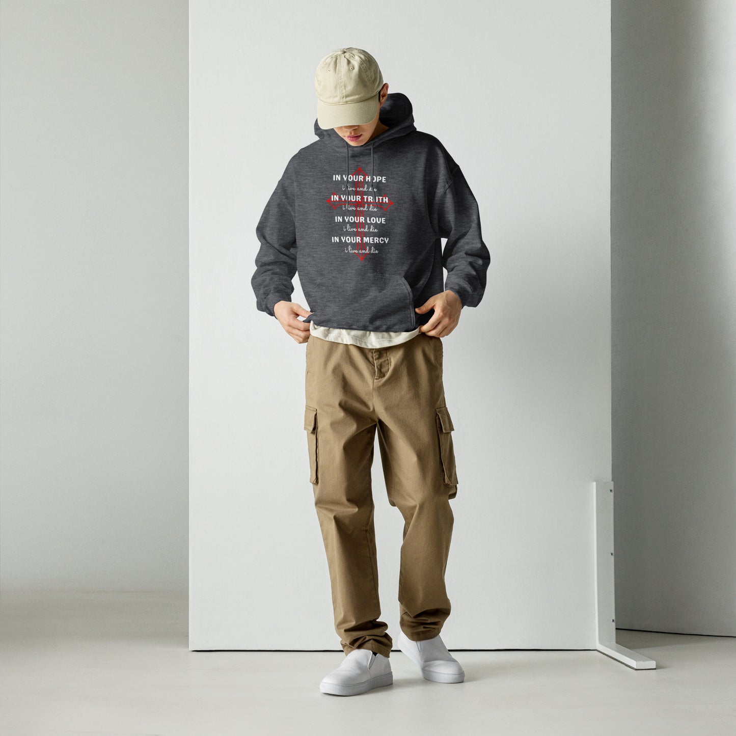 Josef Unisex Hoodie. Choose from 3 colors.