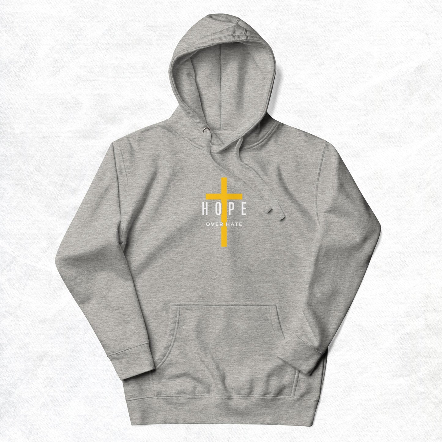 Hope Unisex Hoodie. "HOPE OVER HATE" Choose from 7 colors.