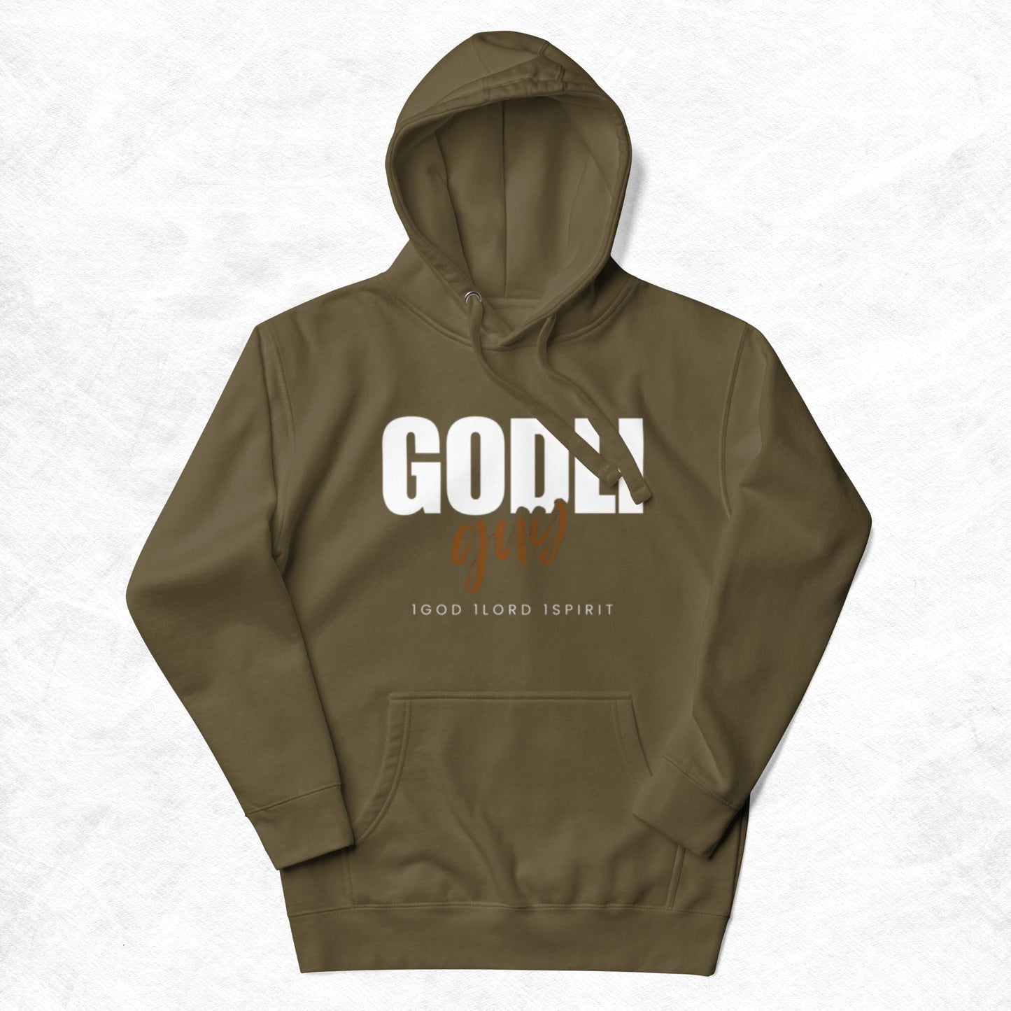 Finn Hoodie. "GODLIGUY. 1GOD. 1LORD. 1SPIRIT" Choose from 3 colors.