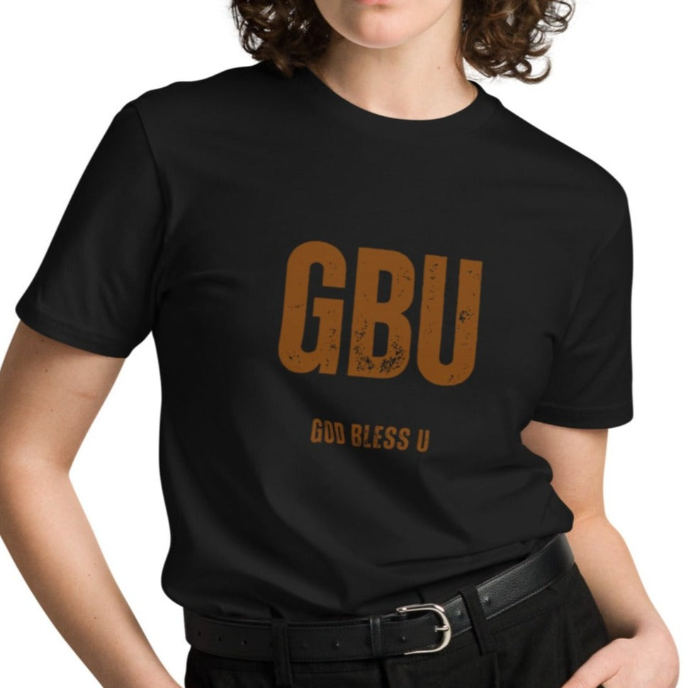 Londyn Unisex Classic T-shirt. "GBU. GOD BLESS U" Choose from 5 colors.