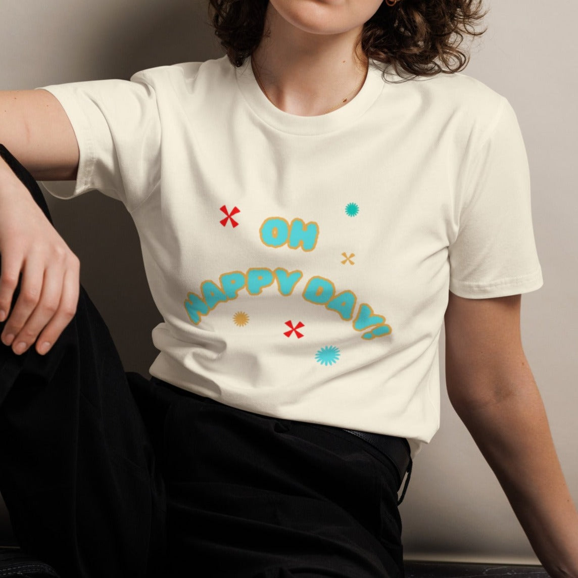 Briar Classic T-shirt. "OH HAPPY DAY" Choose from 3 colors.