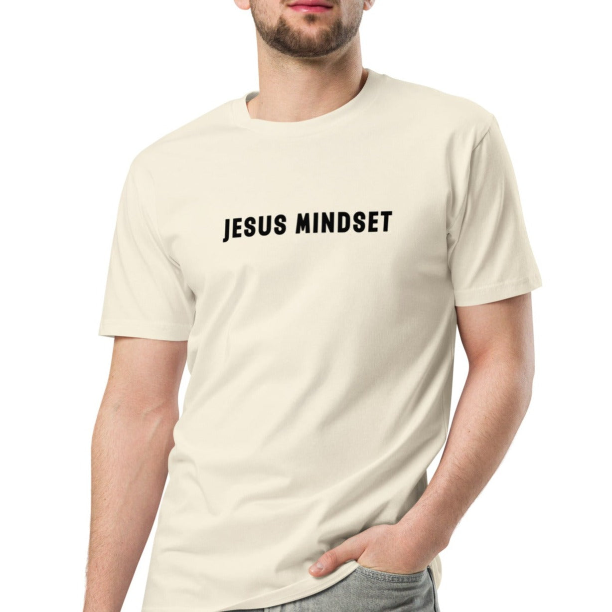 Zair Unisex Classic T-shirt. "JESUS MINDSET" Choose from 3 colors.