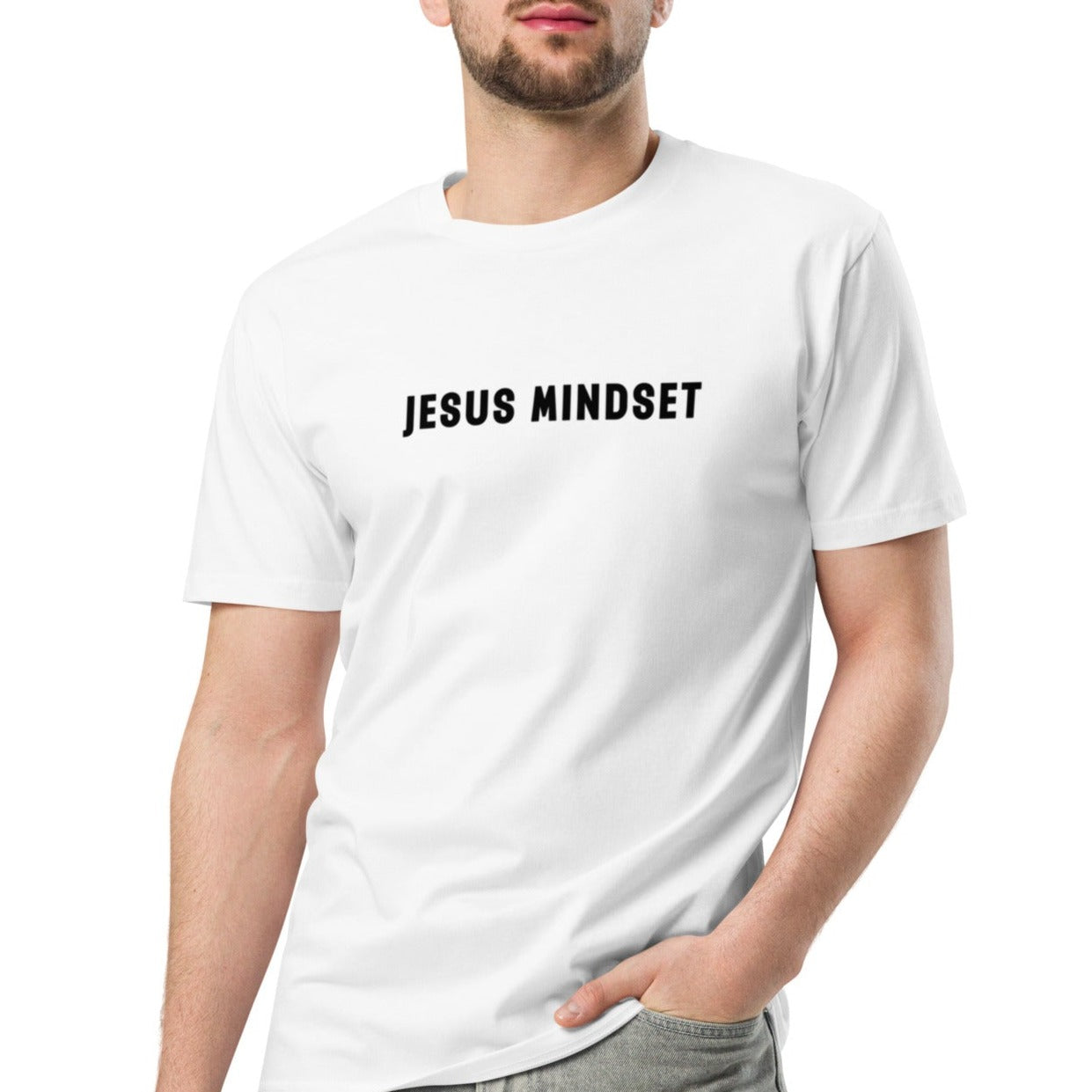 Zair Unisex Classic T-shirt. "JESUS MINDSET" Choose from 3 colors.
