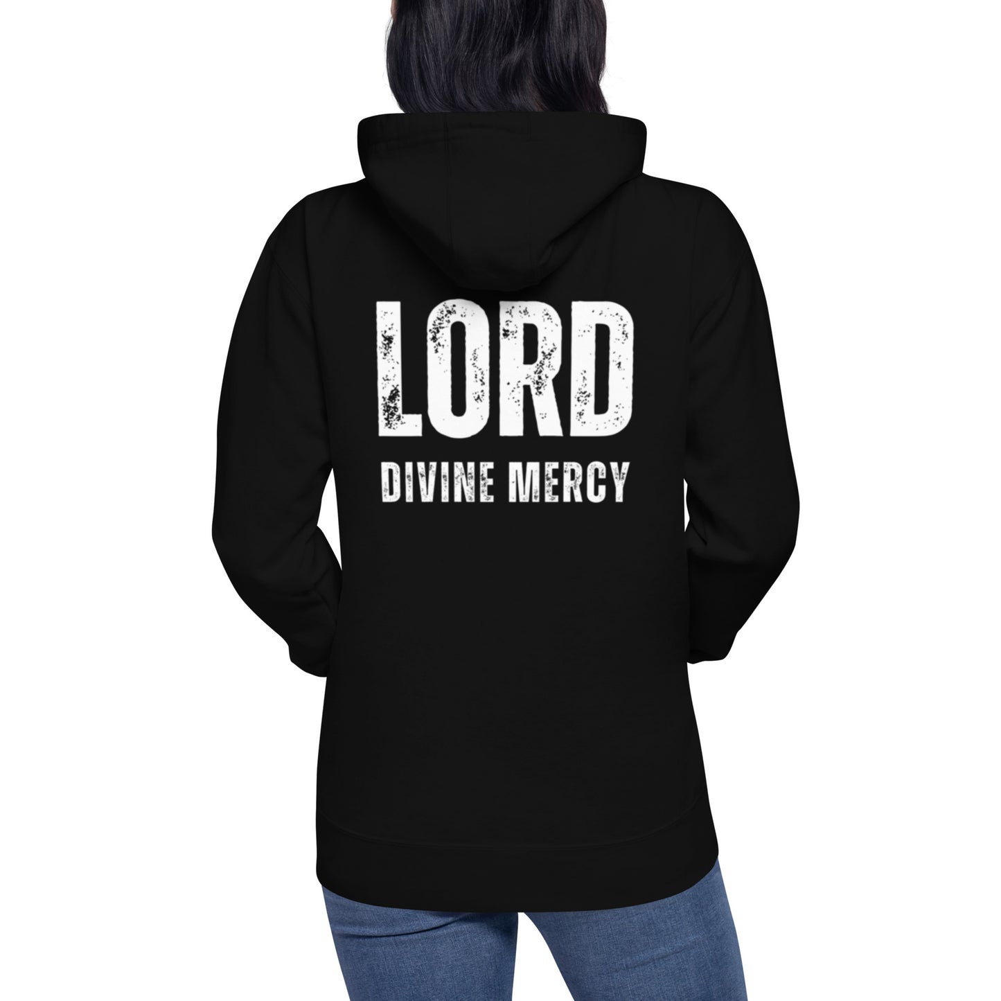 Max 1 Unisex Hoodie.  "LORD DIVINE MERCY"  Choose from 3 colors.