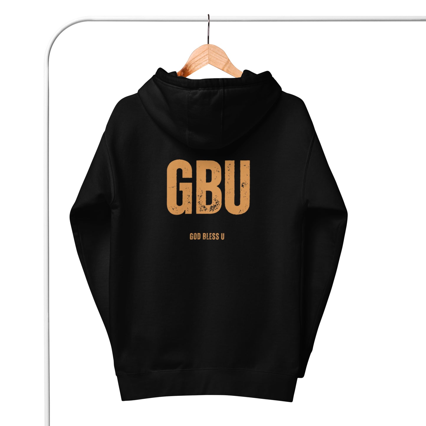 Londyn Unisex Hoodie.  "GBU  GOD BLESS U"  Choose from 6 colors.