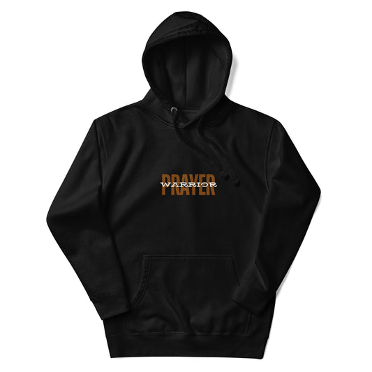 Qroy Unisex Hoodie.   "PRAYER WARRIOR"  Choose from 2 colors.