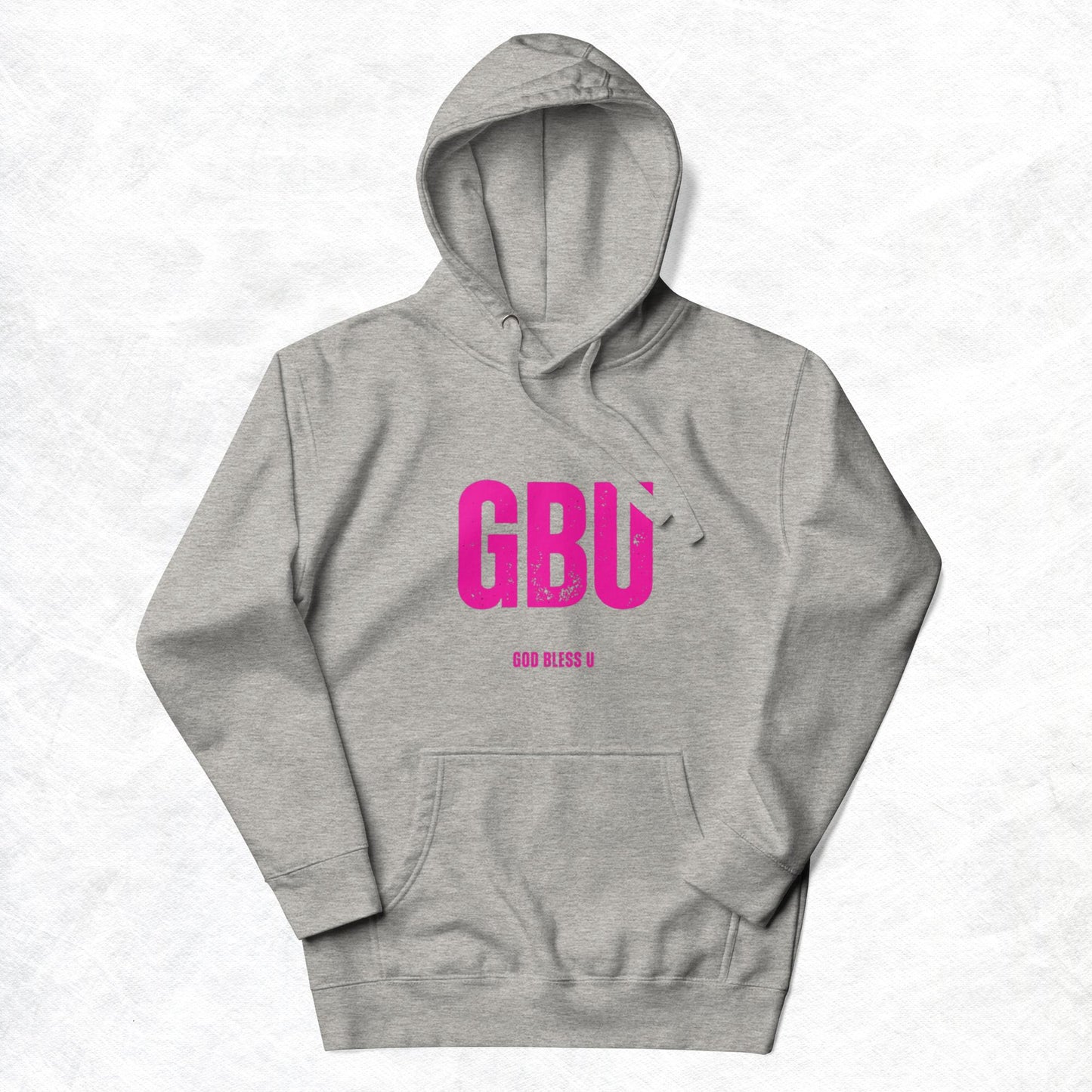 Londyn Unisex Hoodie.  "GBU.  GOD BLESS U"  Choose from 2 colors.