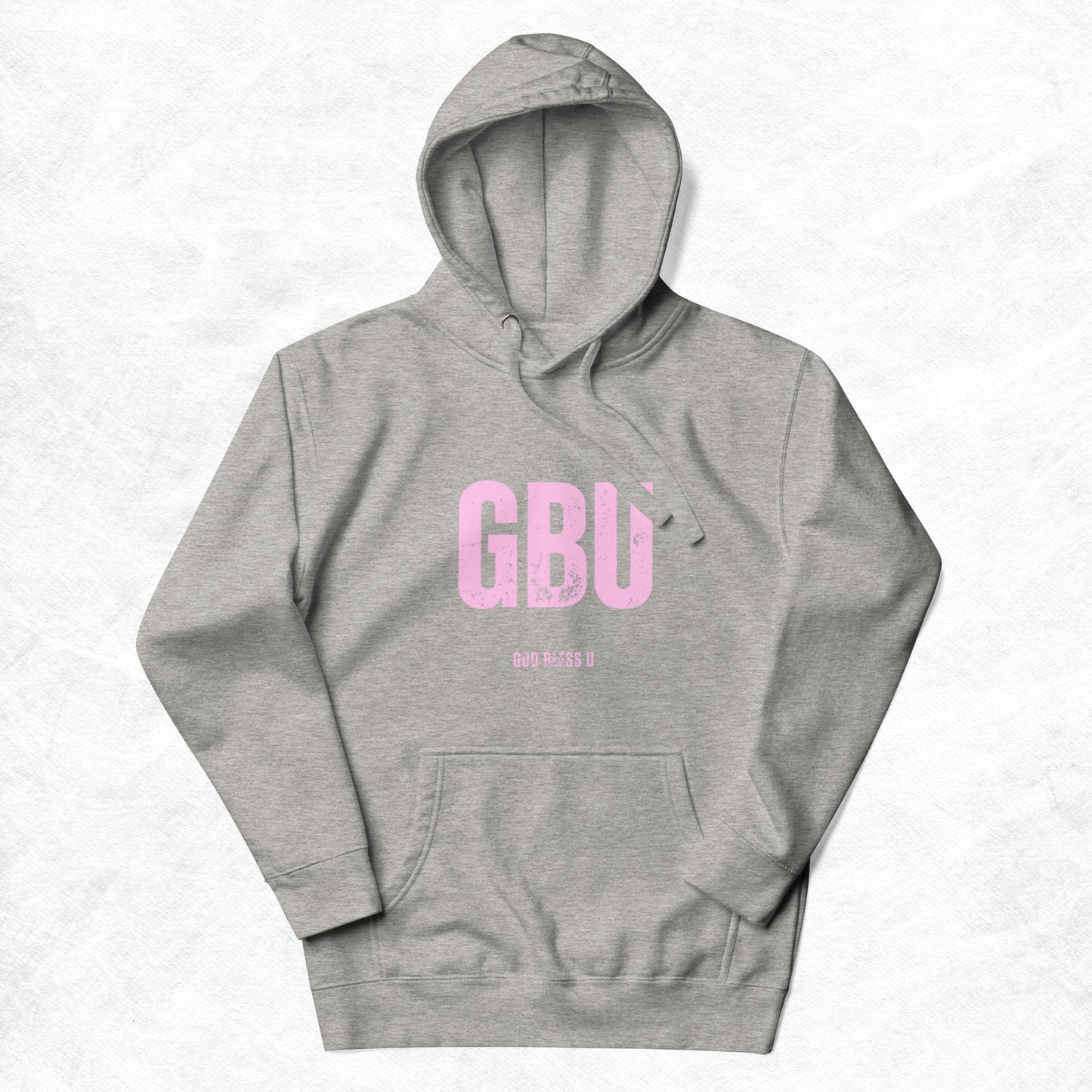 Londyn Unisex Hoodie.  "GBU.  GOD BLESS U"  Choose from 2 colors.