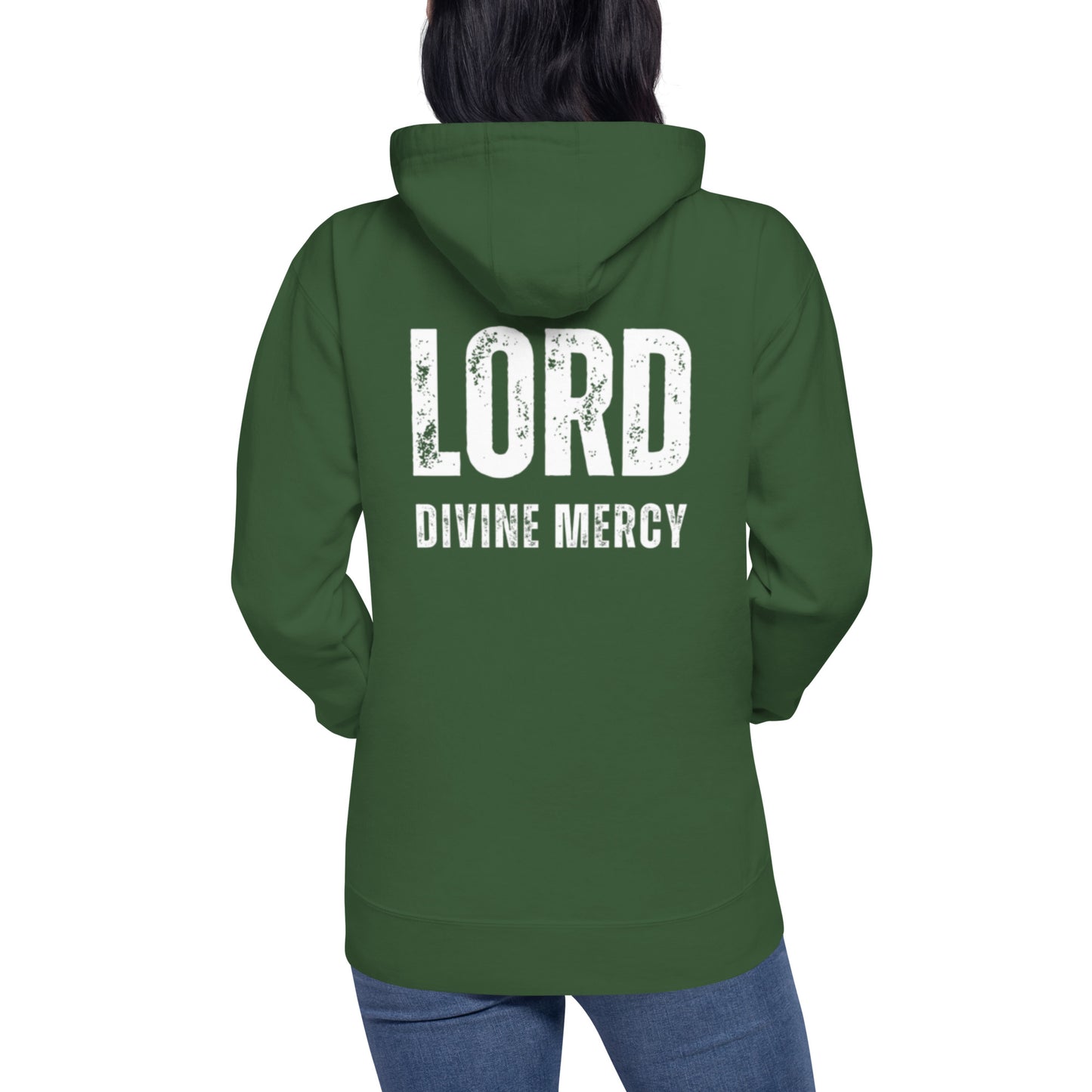 Max 1 Unisex Hoodie.  "LORD DIVINE MERCY"  Choose from 3 colors.