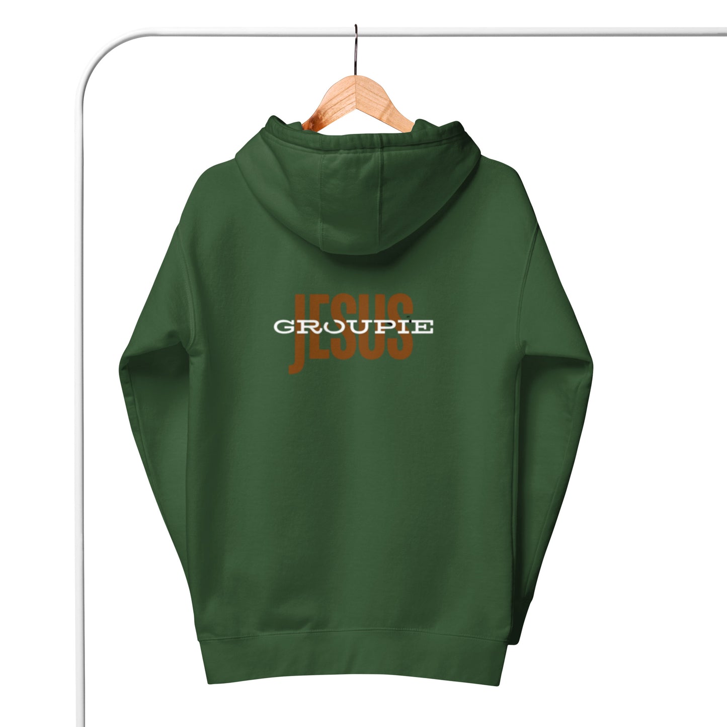 Adin 1 Unisex Pullover Hoodie.  "JESUS GROUPIE"  Choose from 3 colors.