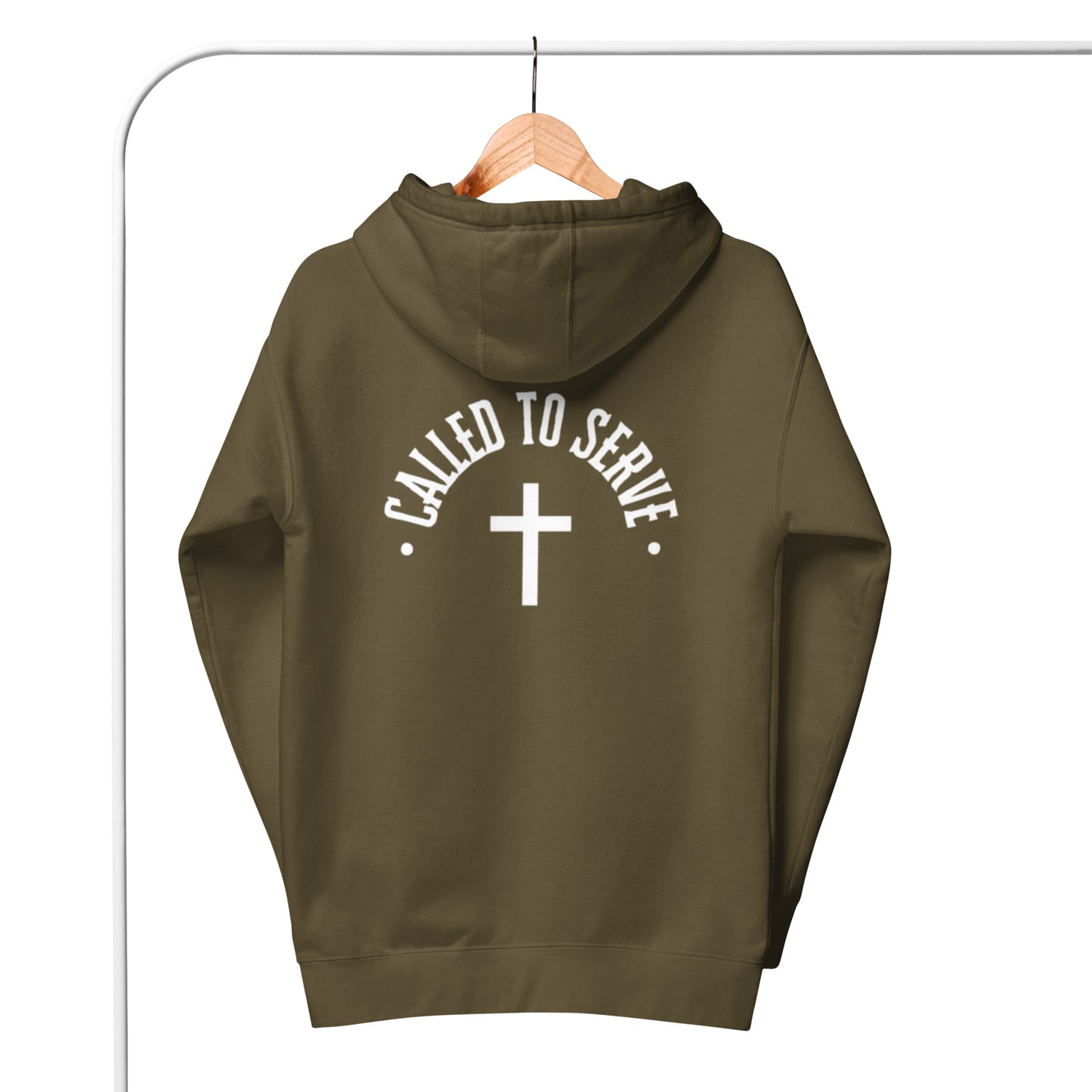 Luna 1 Unisex Hoodie.    "CALLED TO SERVE"  Choose from 6 colors.