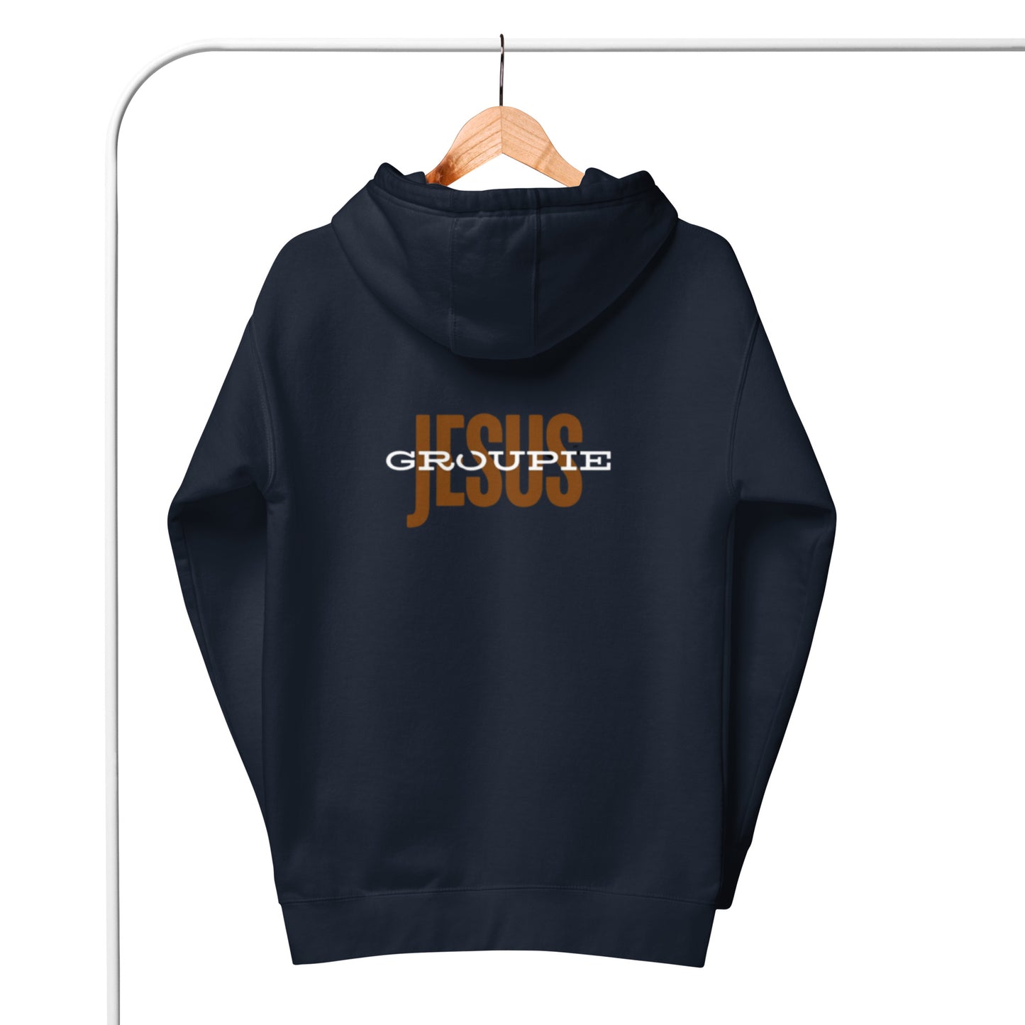 Adin 1 Unisex Pullover Hoodie.  "JESUS GROUPIE"  Choose from 3 colors.