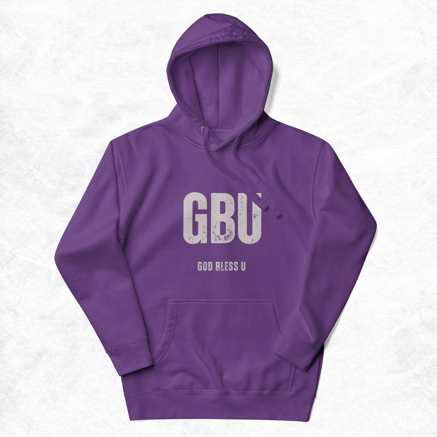 Londyn Unisex Hoodie."GBU  GOD BLESS U"  Choose from 5 colors.