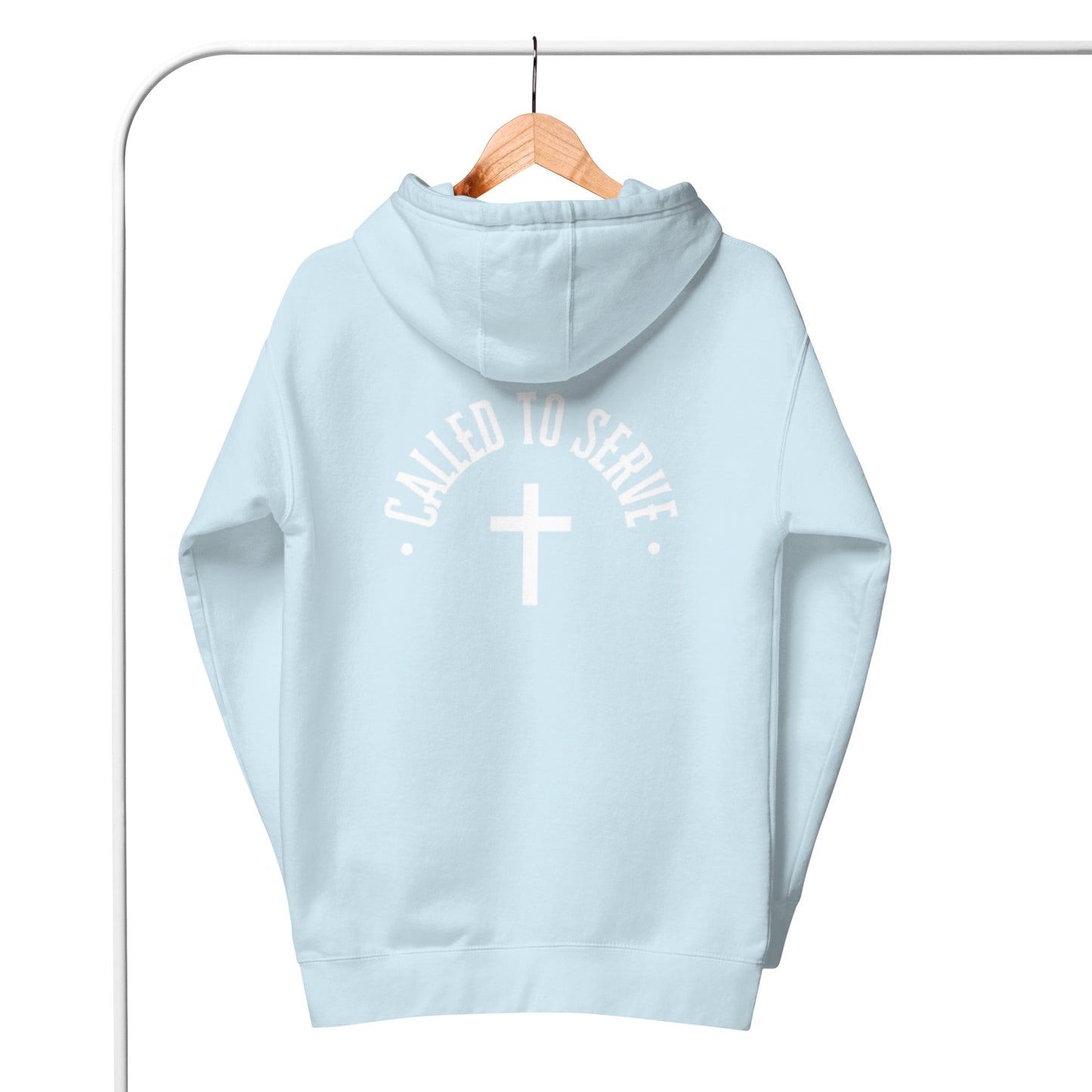 Luna 1 Unisex Hoodie.    "CALLED TO SERVE"  Choose from 6 colors.