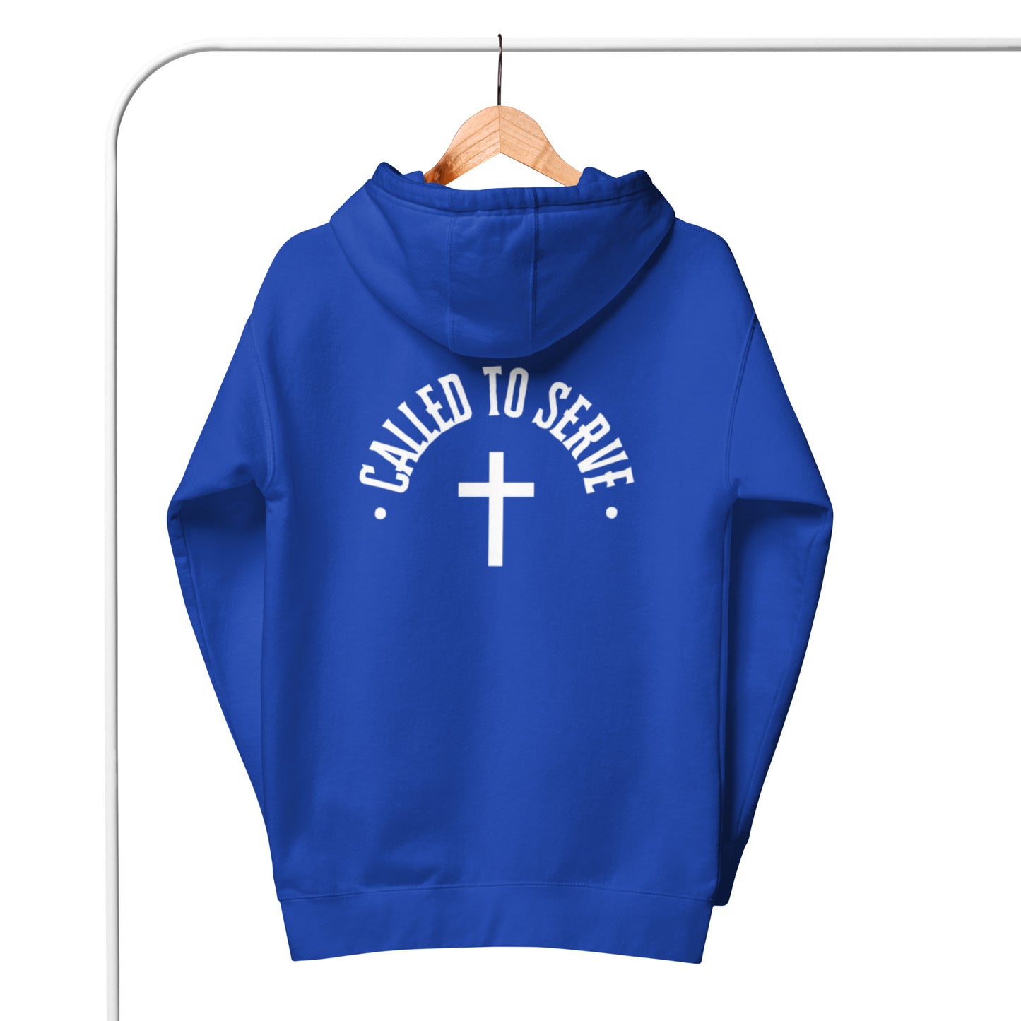 Luna 1 Unisex Hoodie.    "CALLED TO SERVE"  Choose from 6 colors.