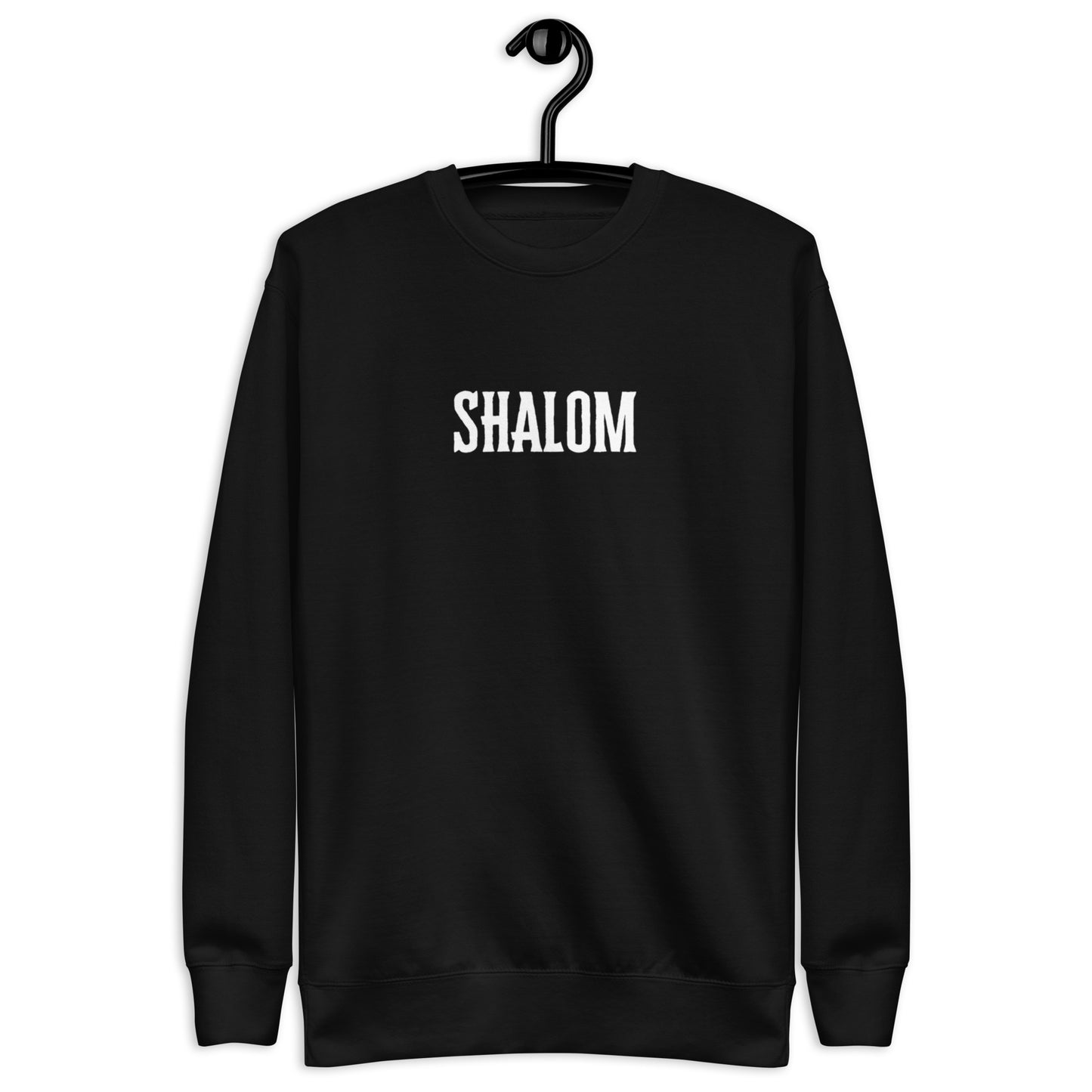 Peace Unisex Crewneck Sweatshirt.   "SHALOM"  Choose from 4 colors.