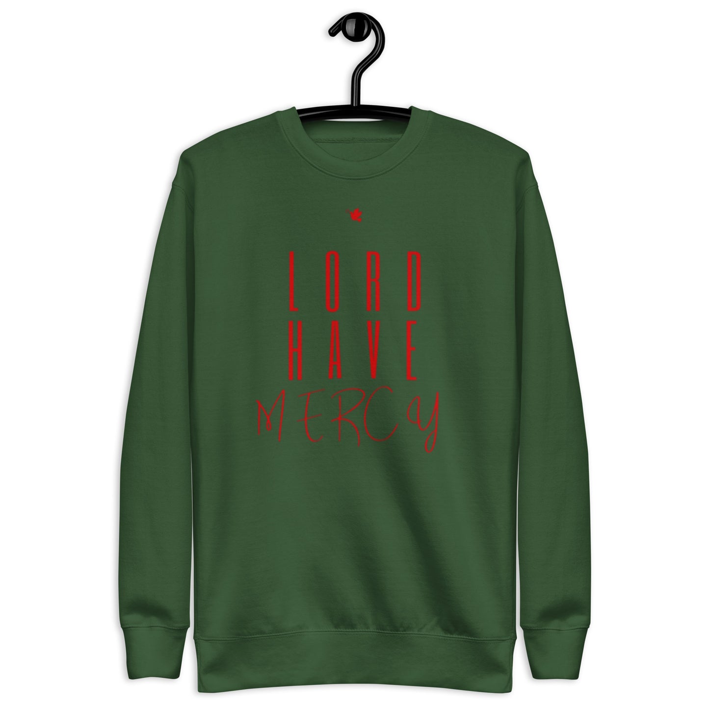 Larken Unisex Crewneck Sweatshirt.  "LORD HAVE MERCY"  Choose from 5 colors.