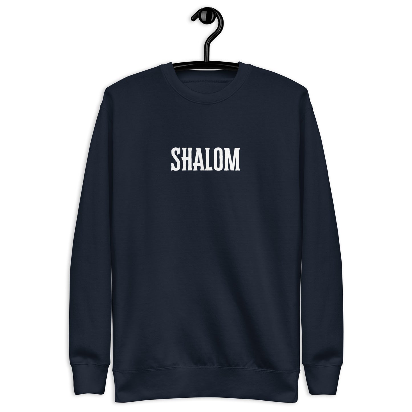 Peace Unisex Crewneck Sweatshirt.   "SHALOM"  Choose from 4 colors.