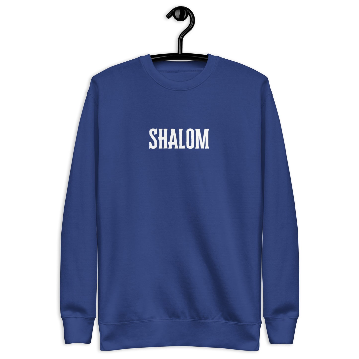 Peace Unisex Crewneck Sweatshirt.   "SHALOM"  Choose from 4 colors.