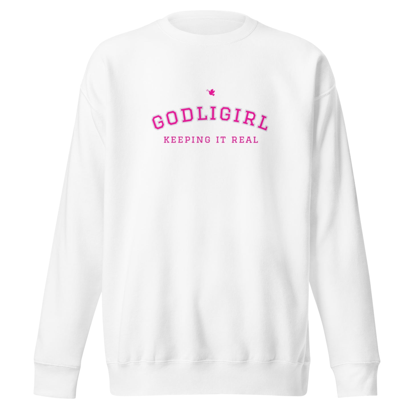 Noa Crewneck Sweatshirt.   "GODLIGIRL  KEEPING IT REAL"