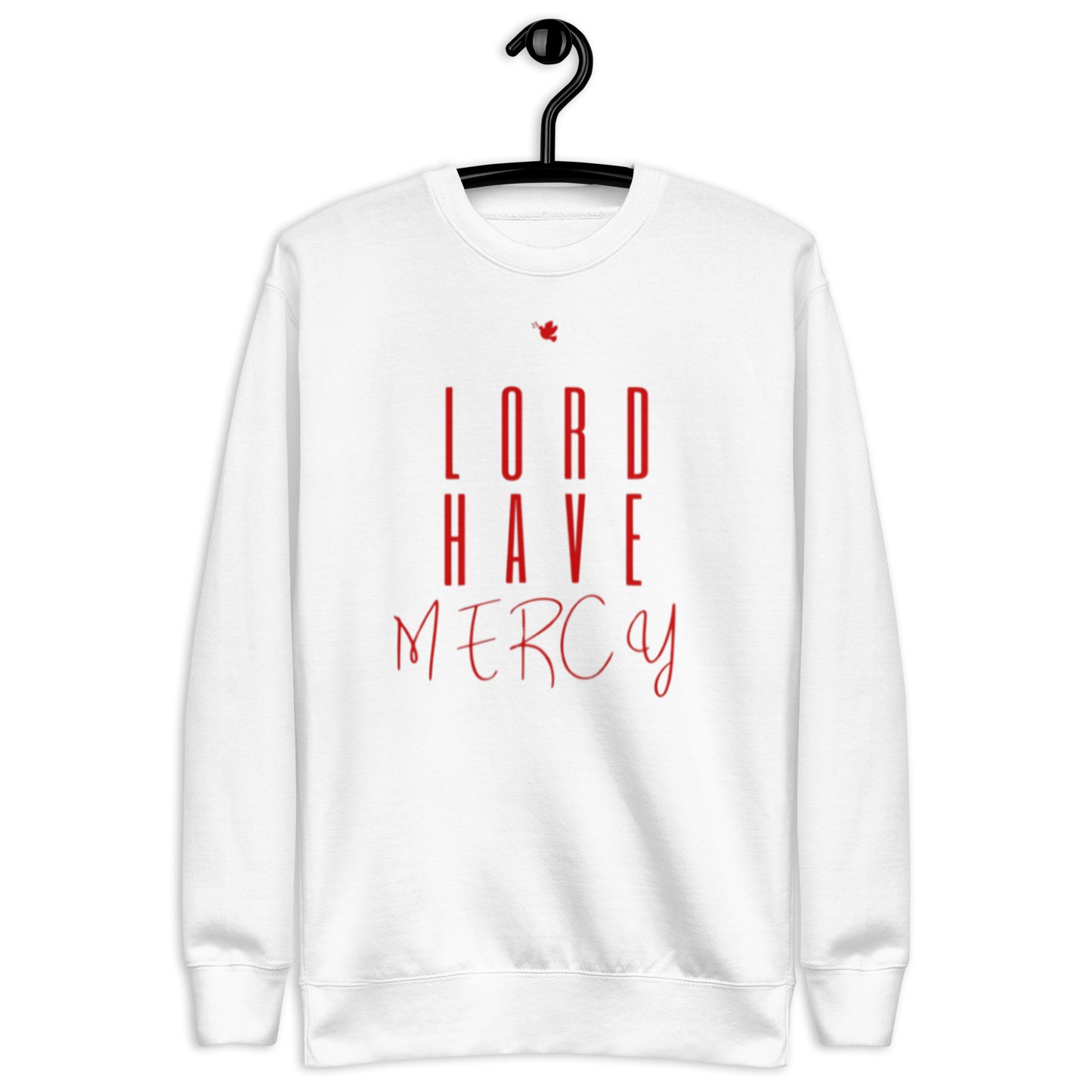 Larken Unisex Crewneck Sweatshirt.  "LORD HAVE MERCY"  Choose from 5 colors.