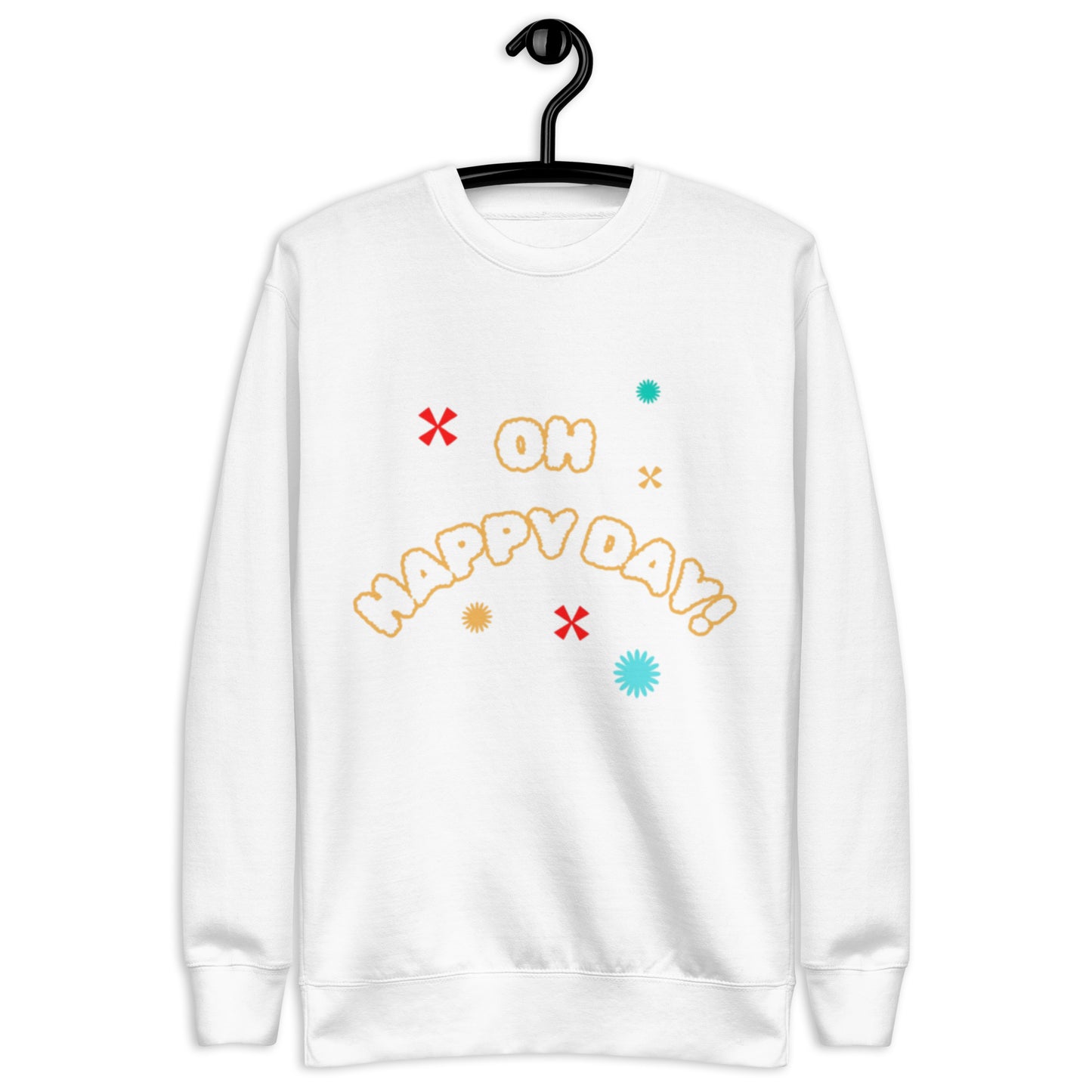 Briar Crewneck Sweatshirt.  "OH HAPPY DAY"  Choose from 2 colors.