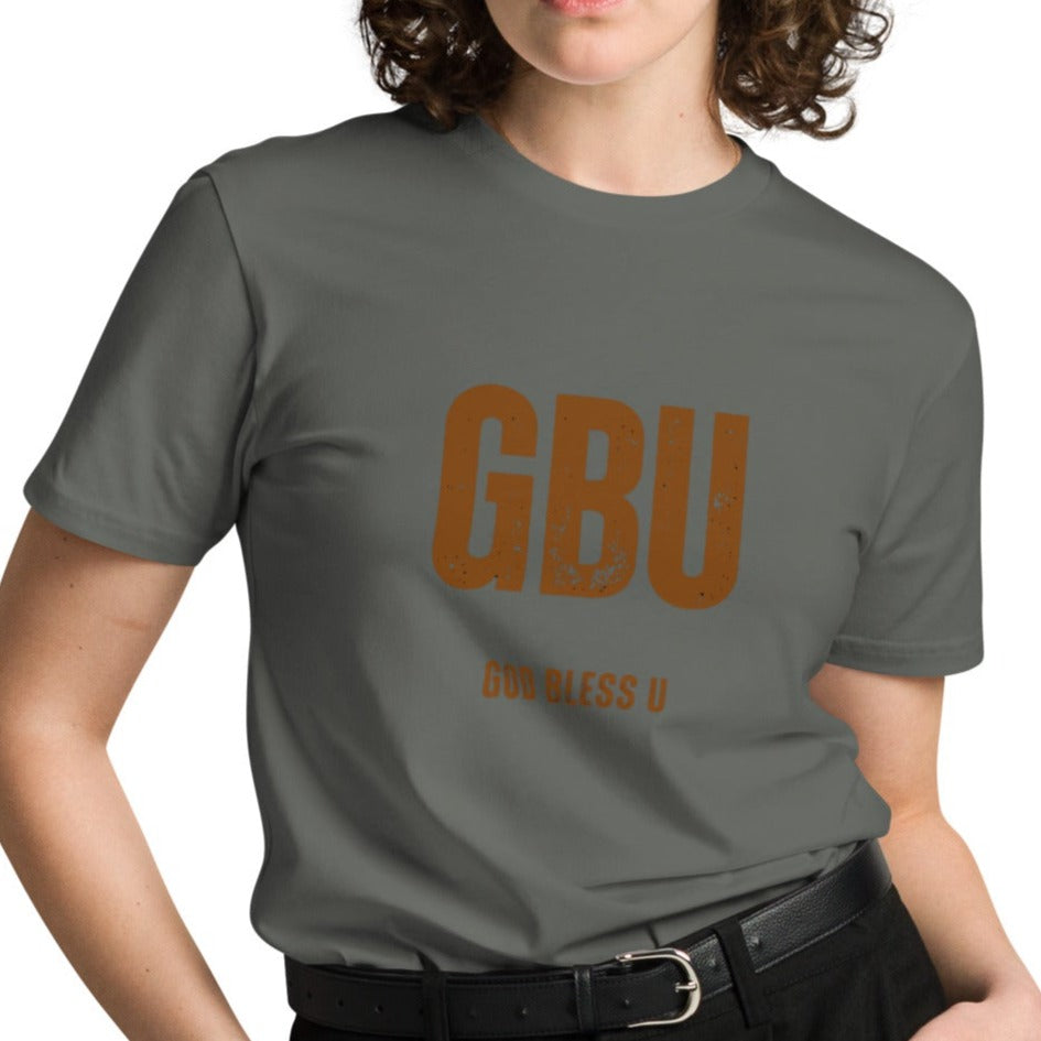 Londyn Unisex Classic T-shirt.  "GBU.  GOD BLESS U"  Choose from 5 colors.