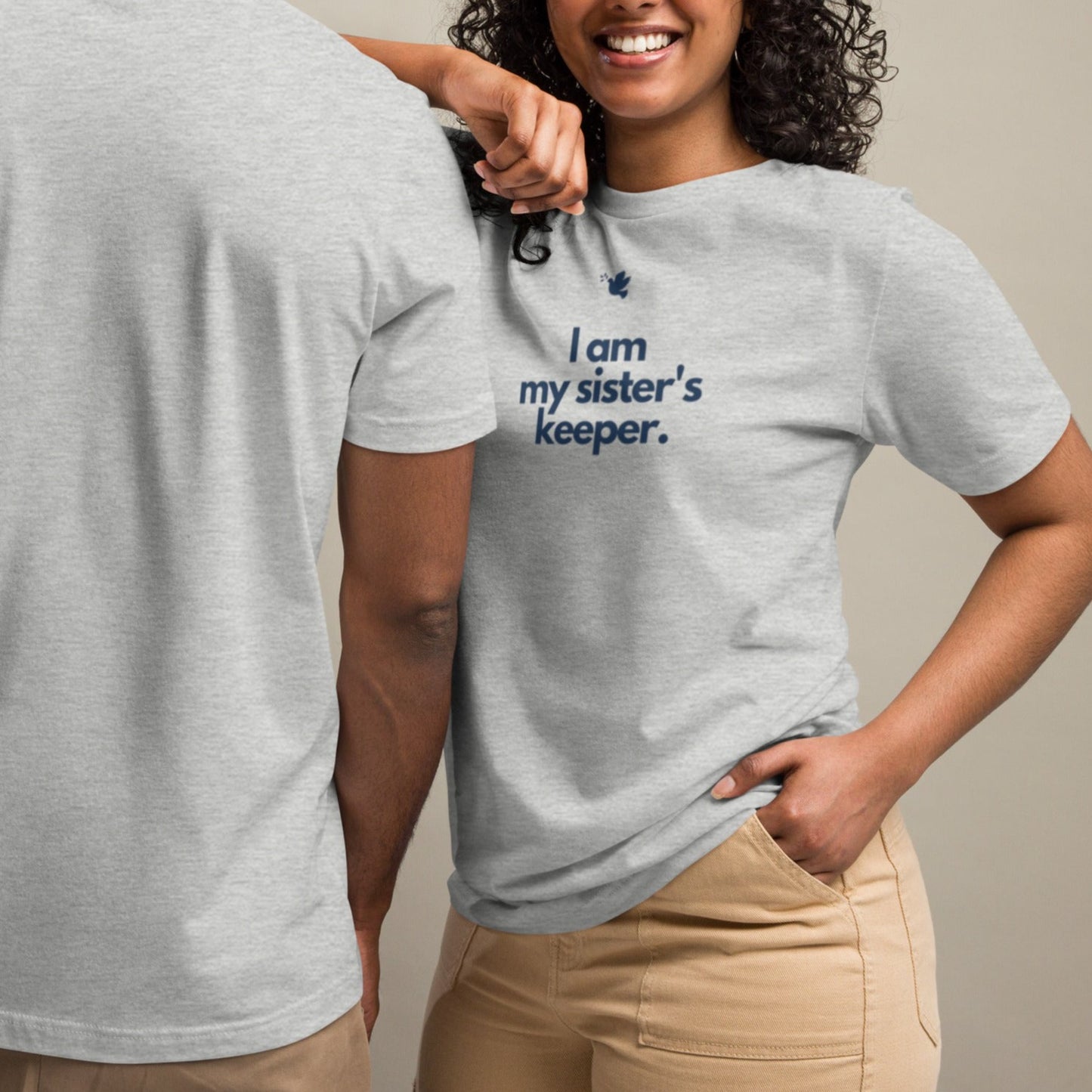 Chloe T-shirt.  "I AM MY SISTER'S KEEPER"  Choose from 2 colors.