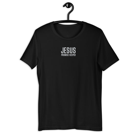 Len Unisex T-shirt.   "JESUS PROMISE KEEPER"  Choose from 5 colors.