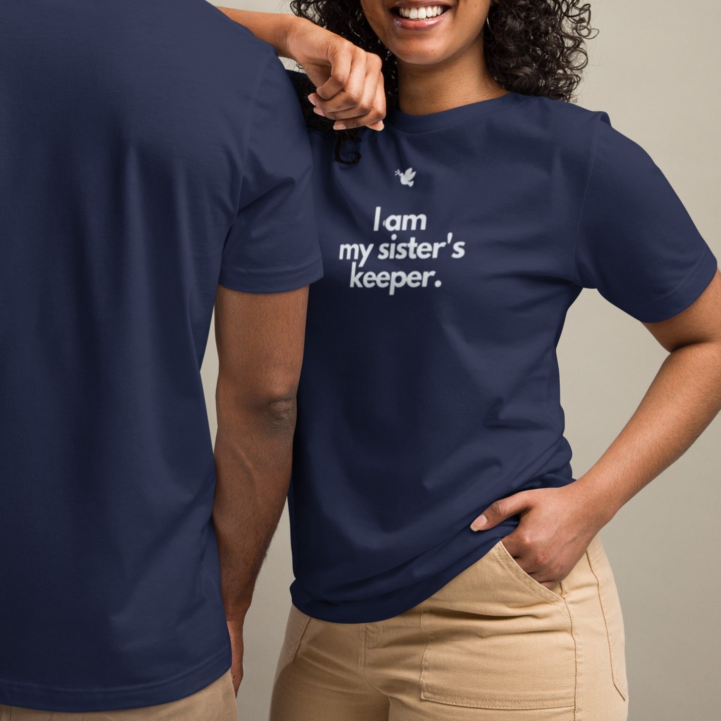 Chloe T-shirt.  "I AM MY SISTER'S KEEPER"  Choose from 5 colors.