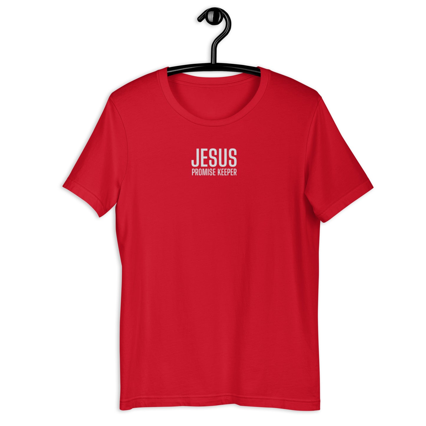 Len Unisex T-shirt.   "JESUS PROMISE KEEPER"  Choose from 5 colors.