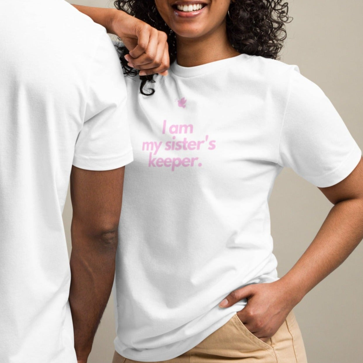 Chloe T-shirt.  "I AM MY SISTER'S KEEPER"